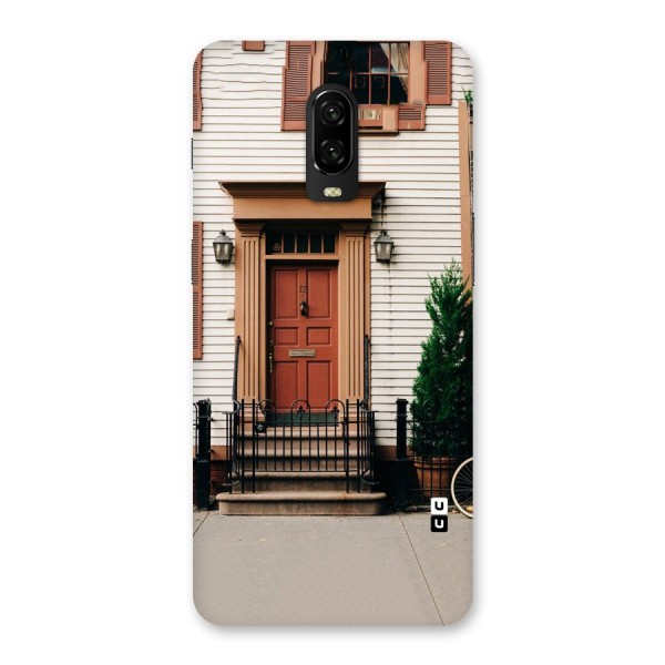 Pretty Orange Door Back Case for OnePlus 6T