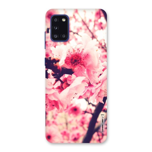 Pretty Pink Flowers Back Case for Galaxy A31