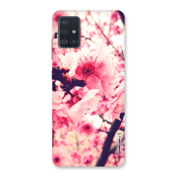 Pretty Pink Flowers Back Case for Galaxy A51