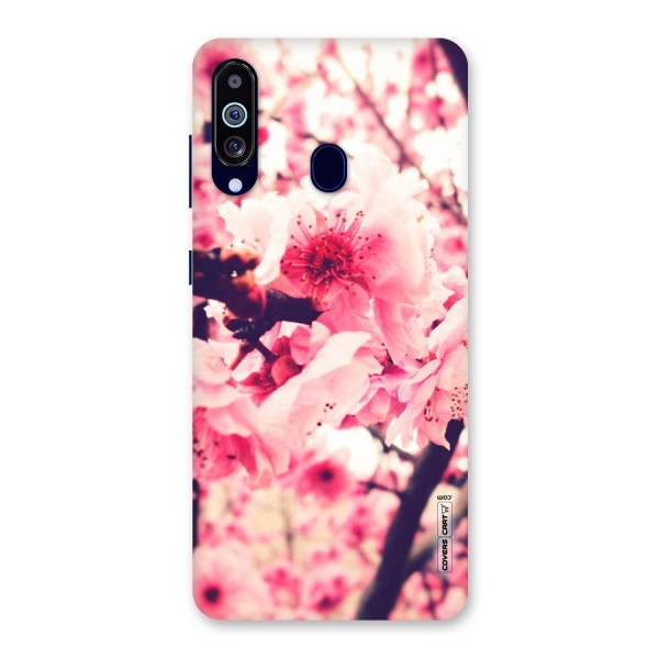 Pretty Pink Flowers Back Case for Galaxy A60