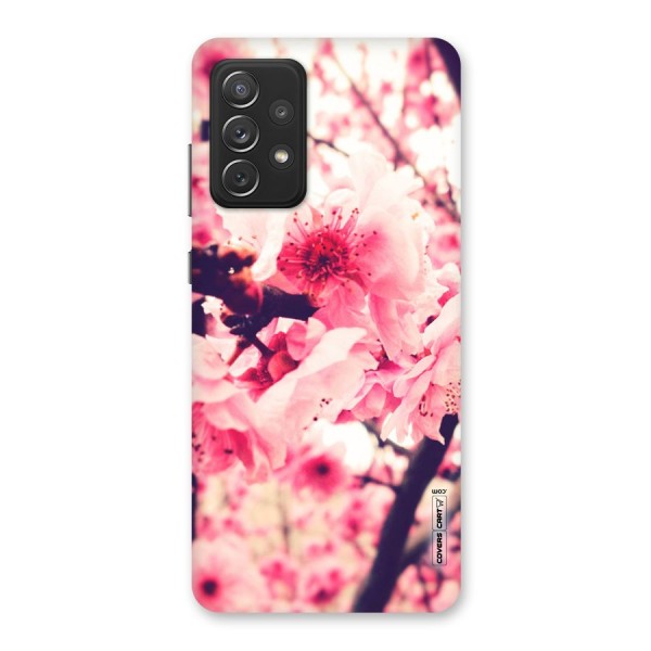 Pretty Pink Flowers Back Case for Galaxy A72