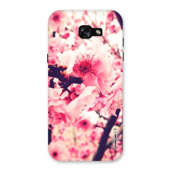 Pretty Pink Flowers Back Case for Galaxy A7 (2017)