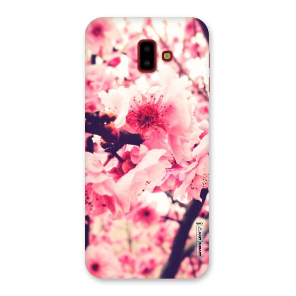 Pretty Pink Flowers Back Case for Galaxy J6 Plus