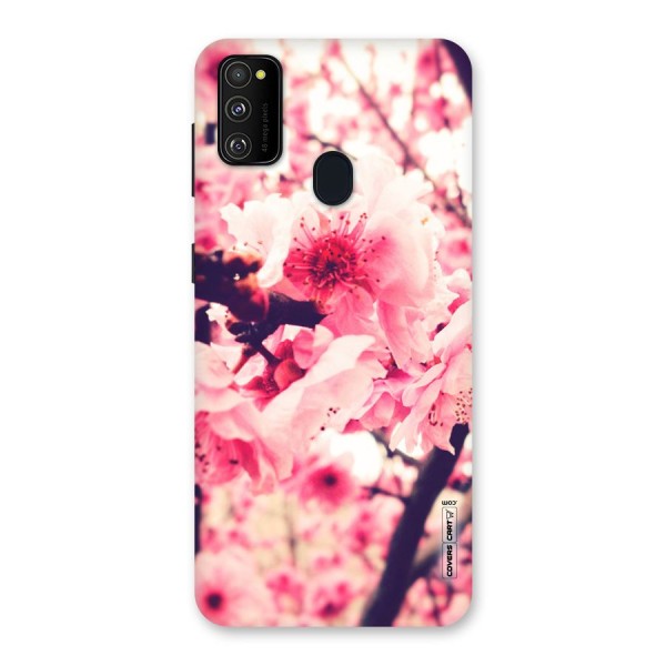 Pretty Pink Flowers Back Case for Galaxy M21