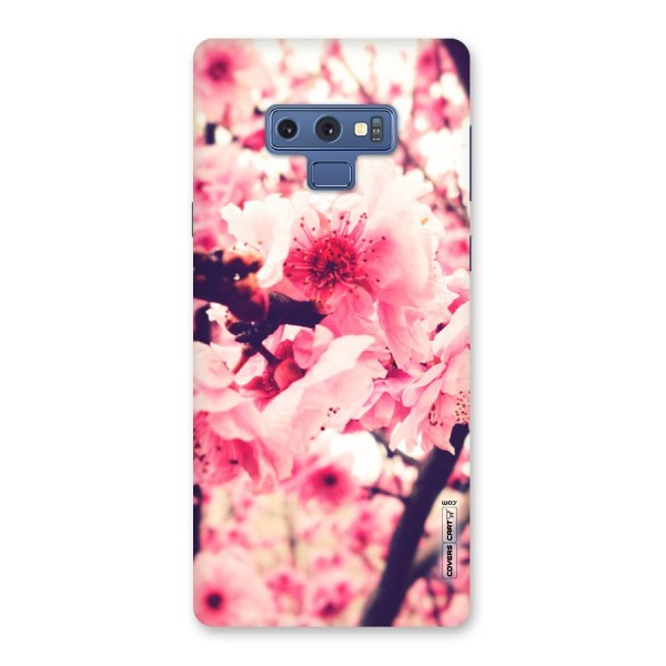 Pretty Pink Flowers Back Case for Galaxy Note 9