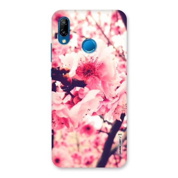 Pretty Pink Flowers Back Case for Huawei P20 Lite