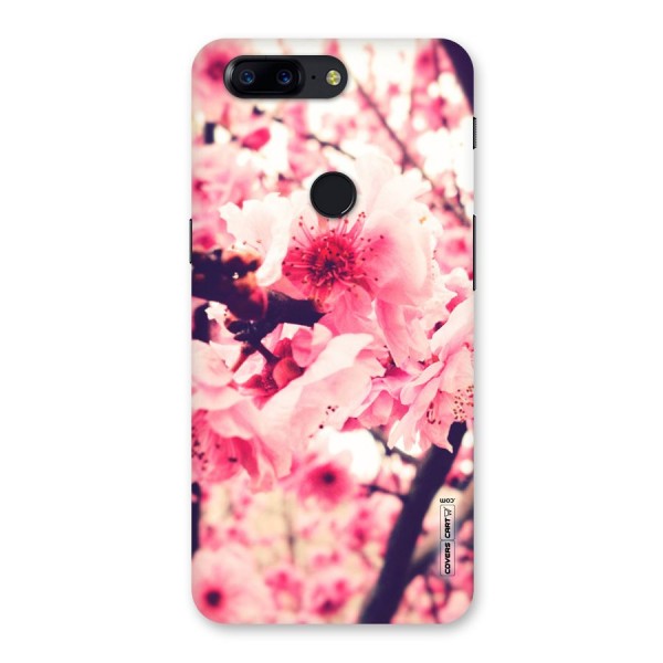 Pretty Pink Flowers Back Case for OnePlus 5T