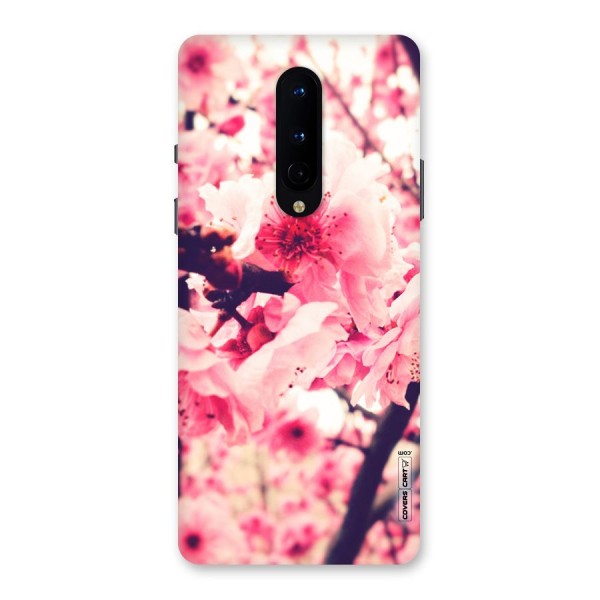 Pretty Pink Flowers Back Case for OnePlus 8