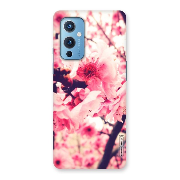 Pretty Pink Flowers Back Case for OnePlus 9