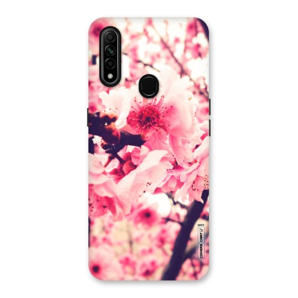 Pretty Pink Flowers Back Case for Oppo A31