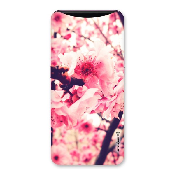 Pretty Pink Flowers Back Case for Oppo Find X