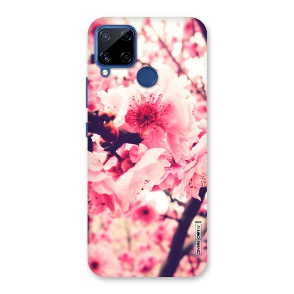 Pretty Pink Flowers Back Case for Realme Narzo 30A