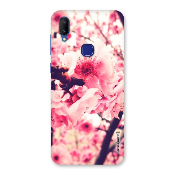 Pretty Pink Flowers Back Case for Vivo V11