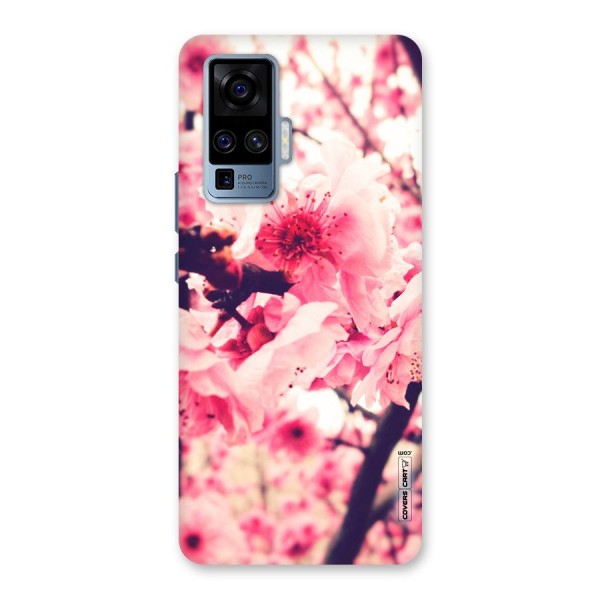 Pretty Pink Flowers Back Case for Vivo X50 Pro