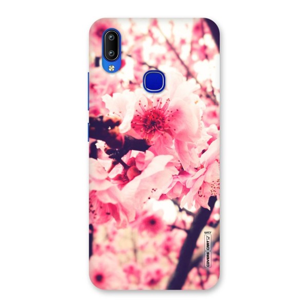 Pretty Pink Flowers Back Case for Vivo Y91