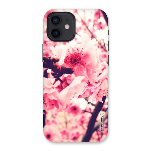 Pretty Pink Flowers Back Case for iPhone 12