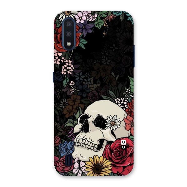 Pretty Skull Back Case for Galaxy M01