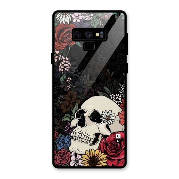 Pretty Skull Glass Back Case for Galaxy Note 9