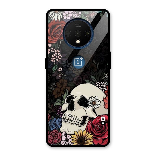 Pretty Skull Glass Back Case for OnePlus 7T