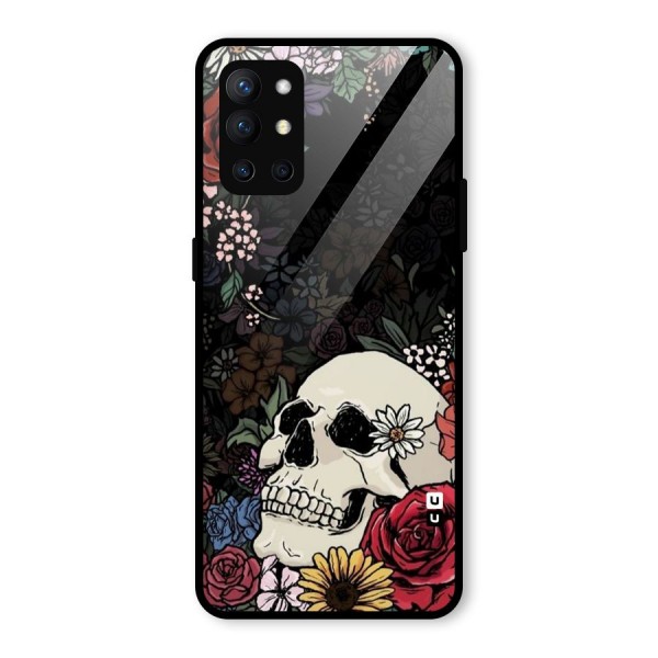 Pretty Skull Glass Back Case for OnePlus 9R