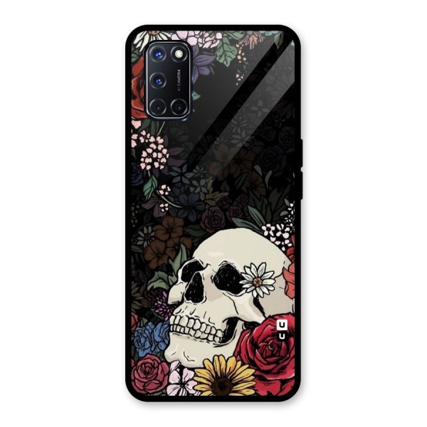 Pretty Skull Glass Back Case for Oppo A52