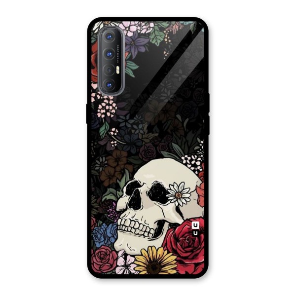 Pretty Skull Glass Back Case for Oppo Reno3 Pro