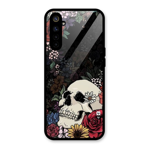 Pretty Skull Glass Back Case for Realme 6