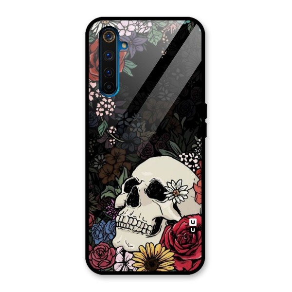 Pretty Skull Glass Back Case for Realme 6 Pro