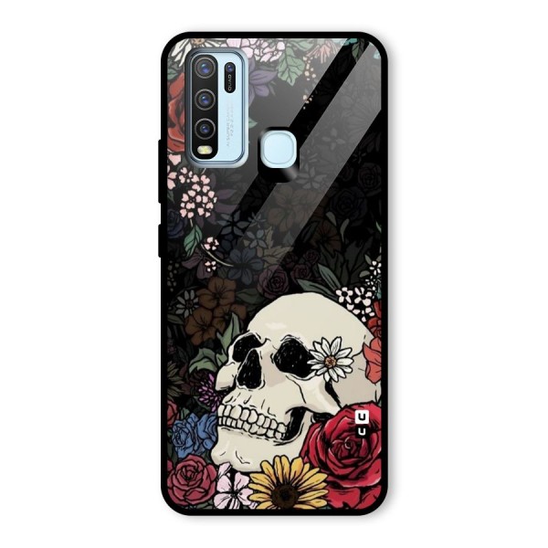 Pretty Skull Glass Back Case for Vivo Y50