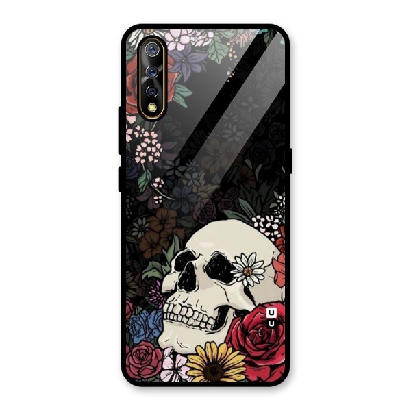 Pretty Skull Glass Back Case for Vivo Z1x