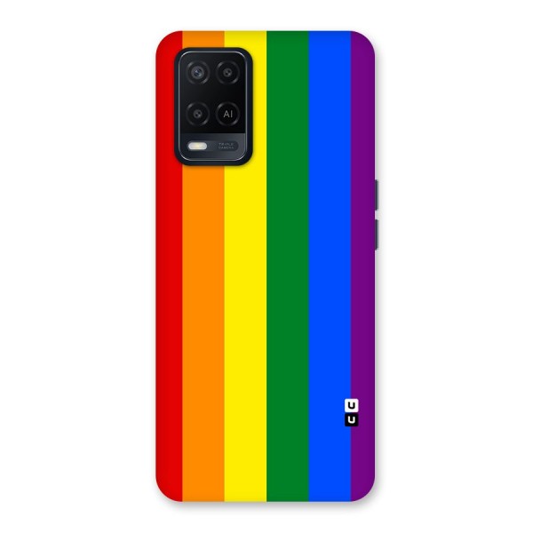 Pride Rainbow Stripes Back Case for Oppo A54