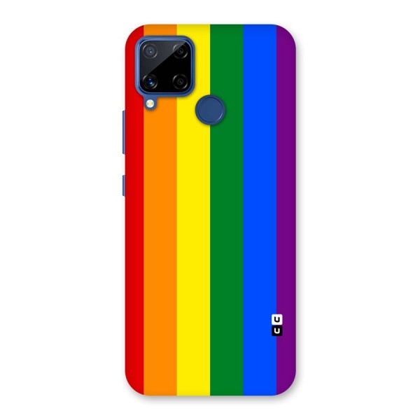 Pride Rainbow Stripes Back Case for Realme Narzo 30A