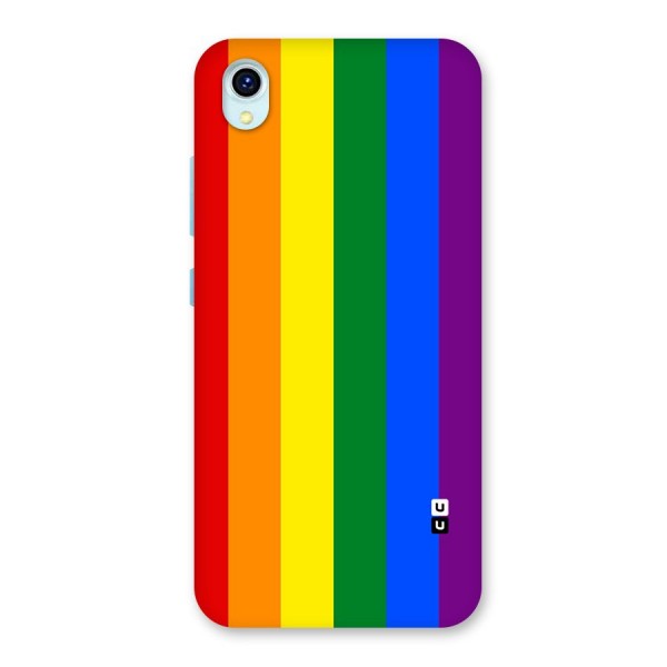 Pride Rainbow Stripes Back Case for Vivo Y1s