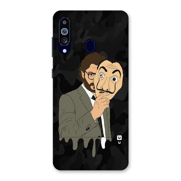 Professor Art Camouflage Back Case for Galaxy A60