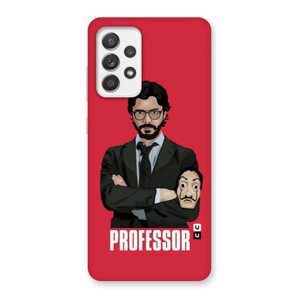 Professor Art Illustration Back Case for Galaxy A52