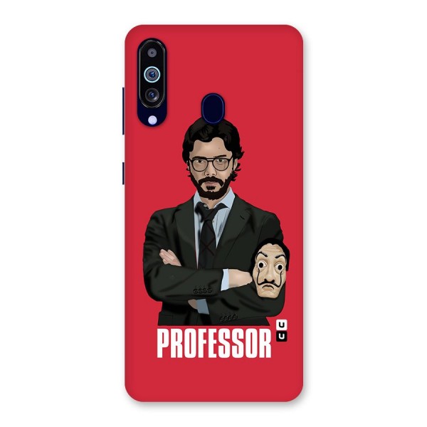 Professor Art Illustration Back Case for Galaxy A60