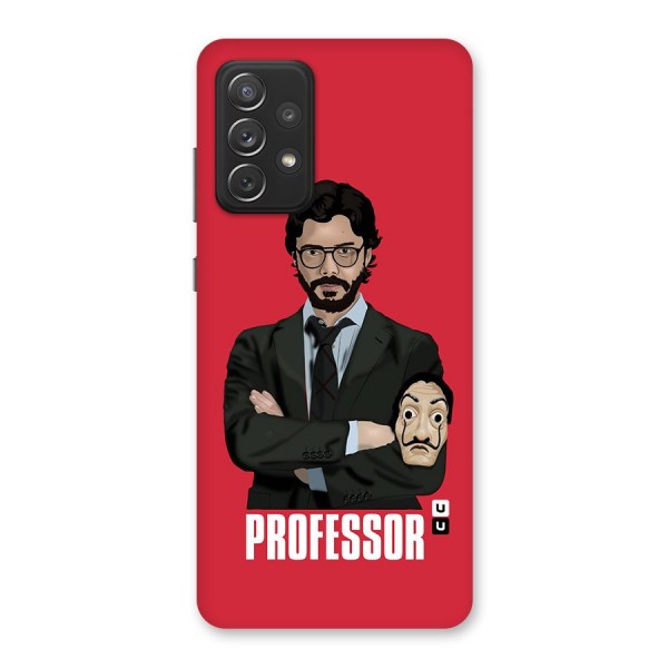 Professor Art Illustration Back Case for Galaxy A72