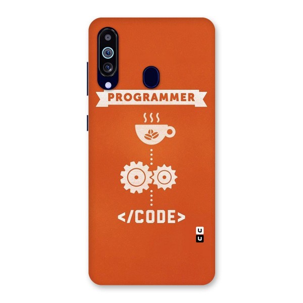 Programmer Coffee Code Back Case for Galaxy A60