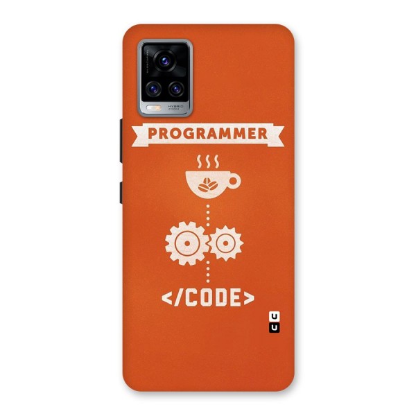 Programmer Coffee Code Back Case for Vivo V20 Pro