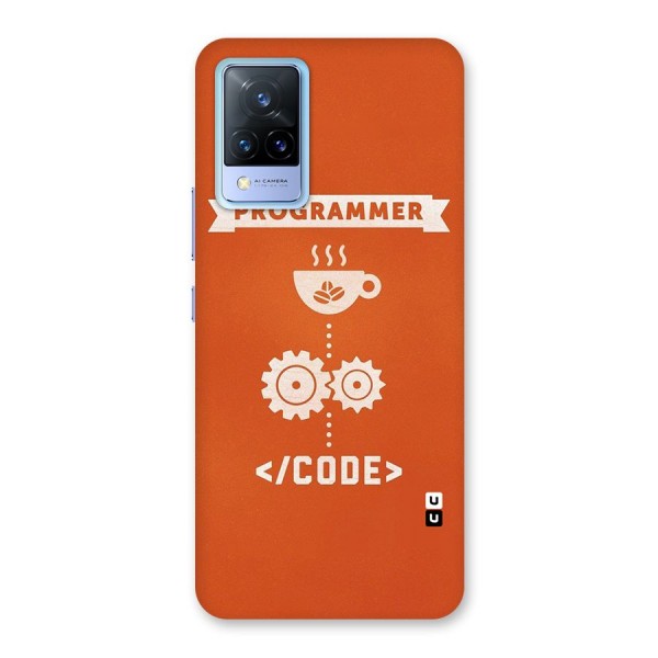 Programmer Coffee Code Back Case for Vivo V21 5G