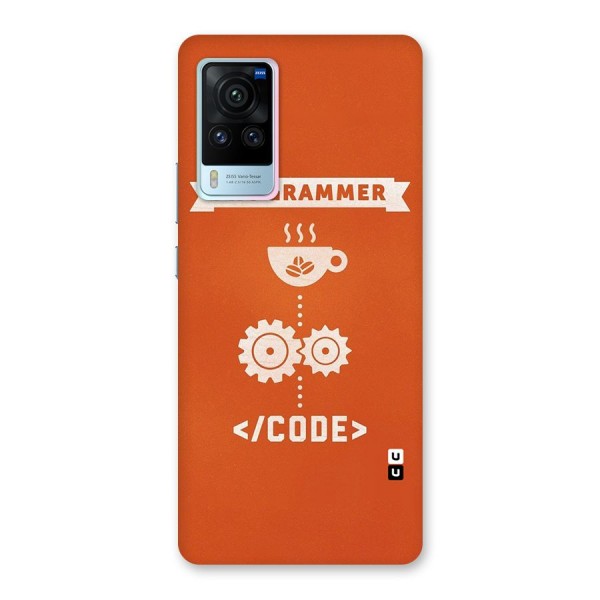 Programmer Coffee Code Back Case for Vivo X60 Pro