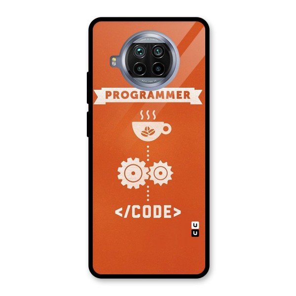 Programmer Coffee Code Glass Back Case for Mi 10i