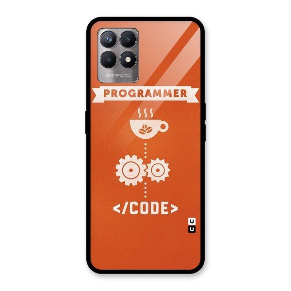 Programmer Coffee Code Glass Back Case for Realme 8i