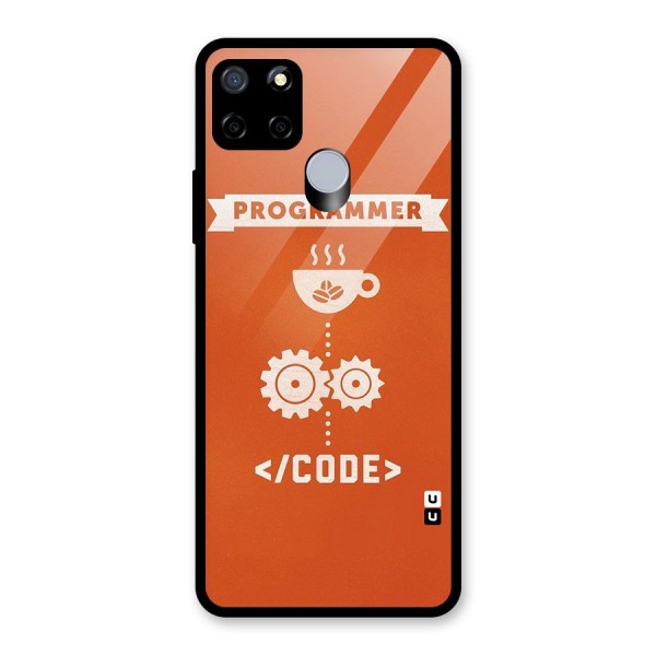 Programmer Coffee Code Glass Back Case for Realme C15