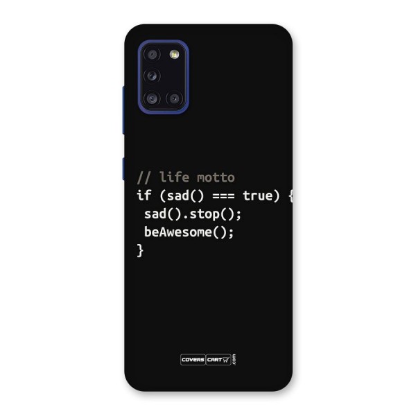 Programmers Life Back Case for Galaxy A31