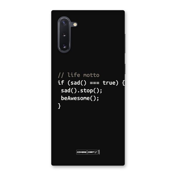 Programmers Life Back Case for Galaxy Note 10