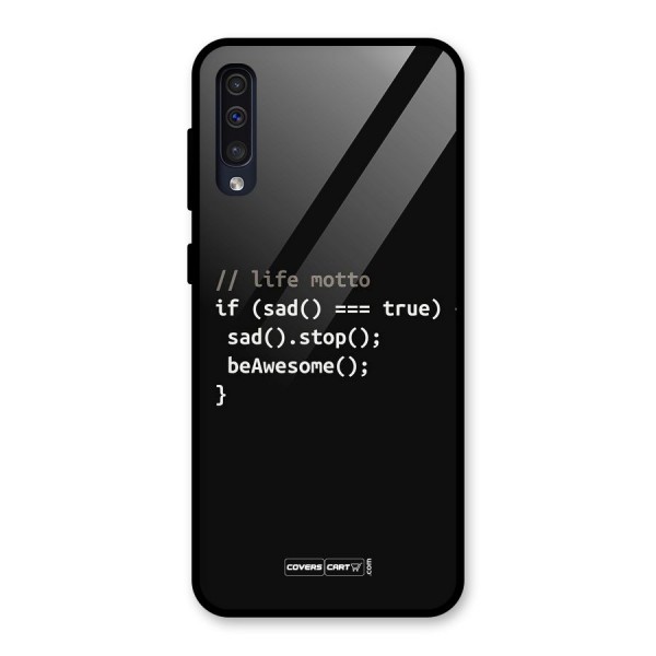 Programmers Life Glass Back Case for Galaxy A50s