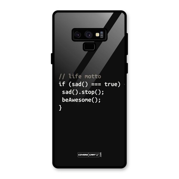 Programmers Life Glass Back Case for Galaxy Note 9