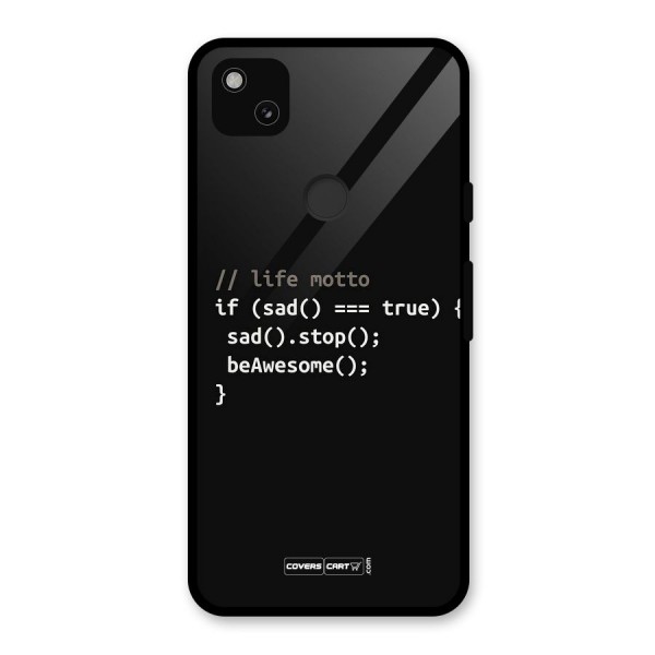 Programmers Life Glass Back Case for Google Pixel 4a