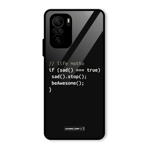 Programmers Life Glass Back Case for Mi 11X Pro